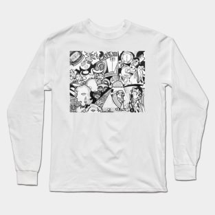 'HAPPY HOUR AT THE LIBIDO CAFE' Long Sleeve T-Shirt